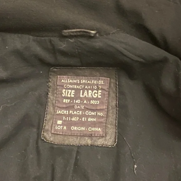 AllSaints leather jacket - Picture 4 of 4